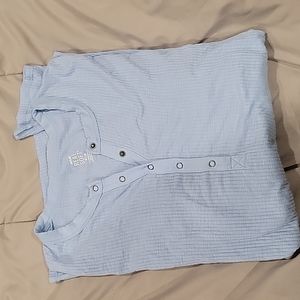Aerie real soft blue long sleeve top